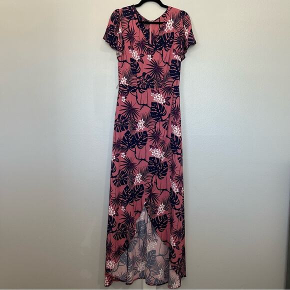 NWT ModCloth Pink Thelma Tropicool Maxi
Dress Floral Tropical Women's Size 4 - Picture 2 of 13